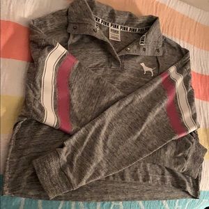 VS Pink cropped pullover